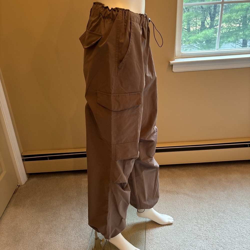 Brown Love Tree Toggle Cargo Pants - image 4